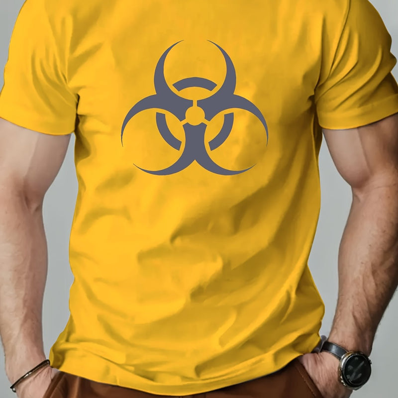 Men's Casual Crew Neck Short Sleeve T-Shirt.