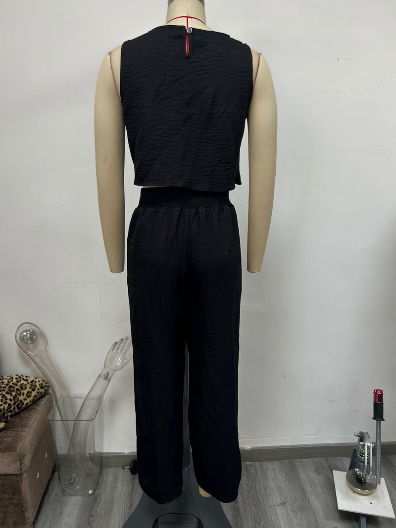 Women's Casual Pants Two-Piece Set.
