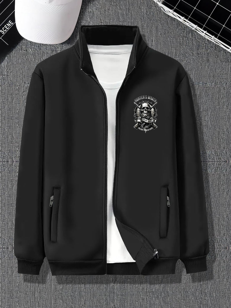 Spring and Autumn Men's Casual Jacket, Stylish Youth Coat.