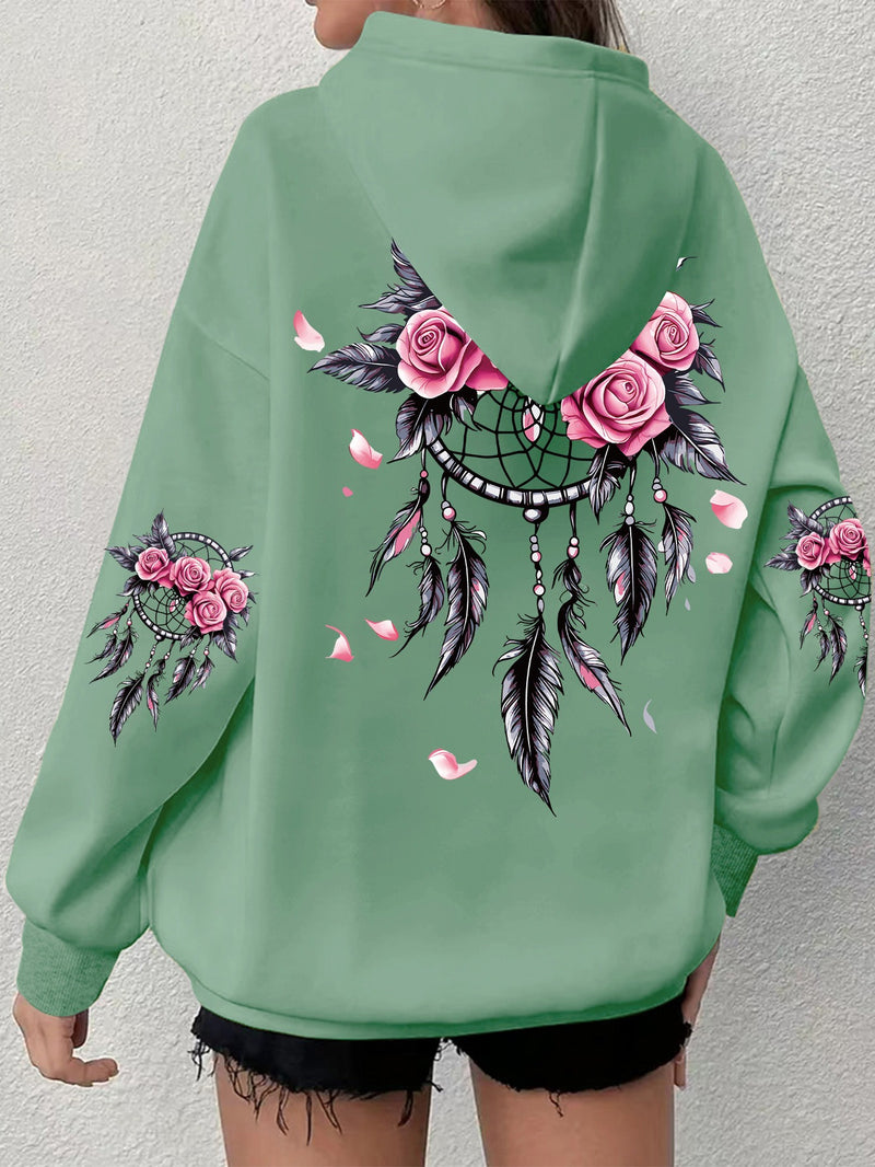 Women’s Comfortable Graphic Hoodie.