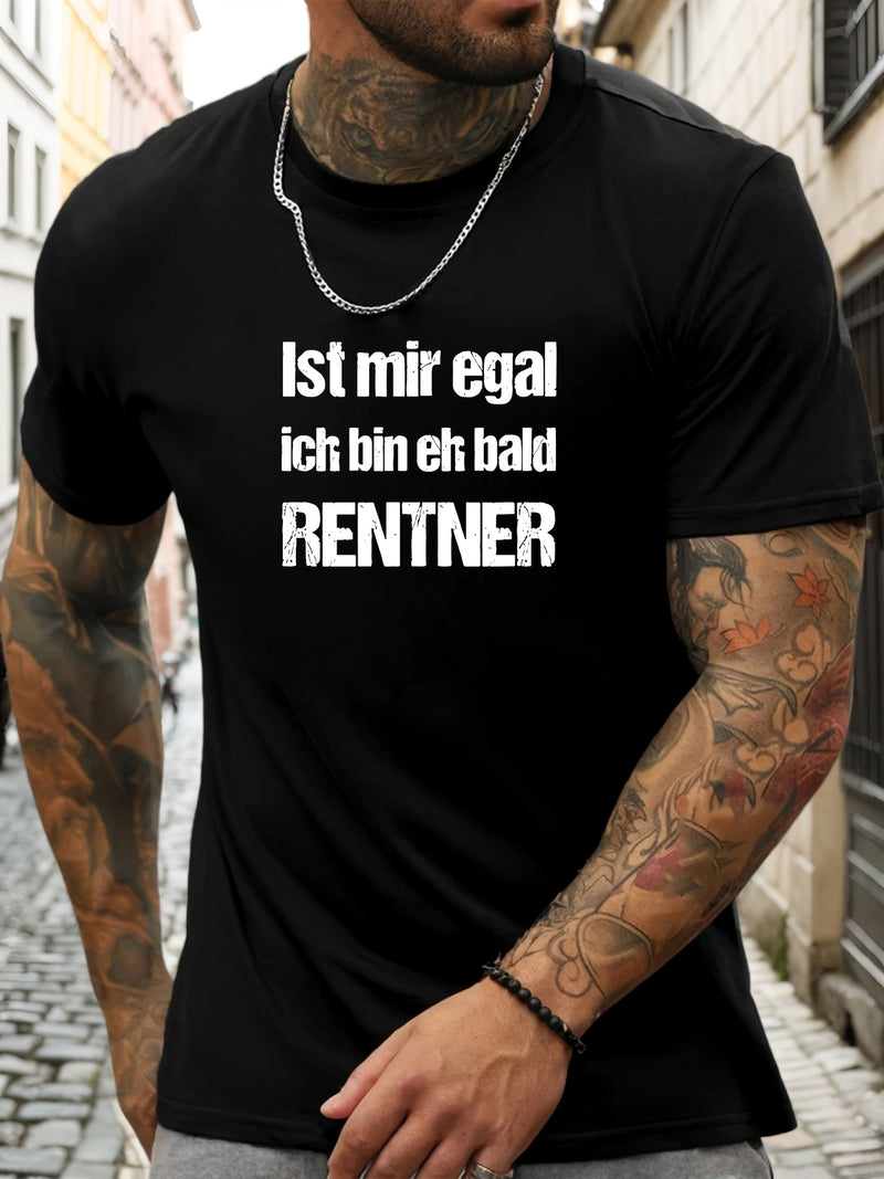 Men's German Slogan T-Shirt.