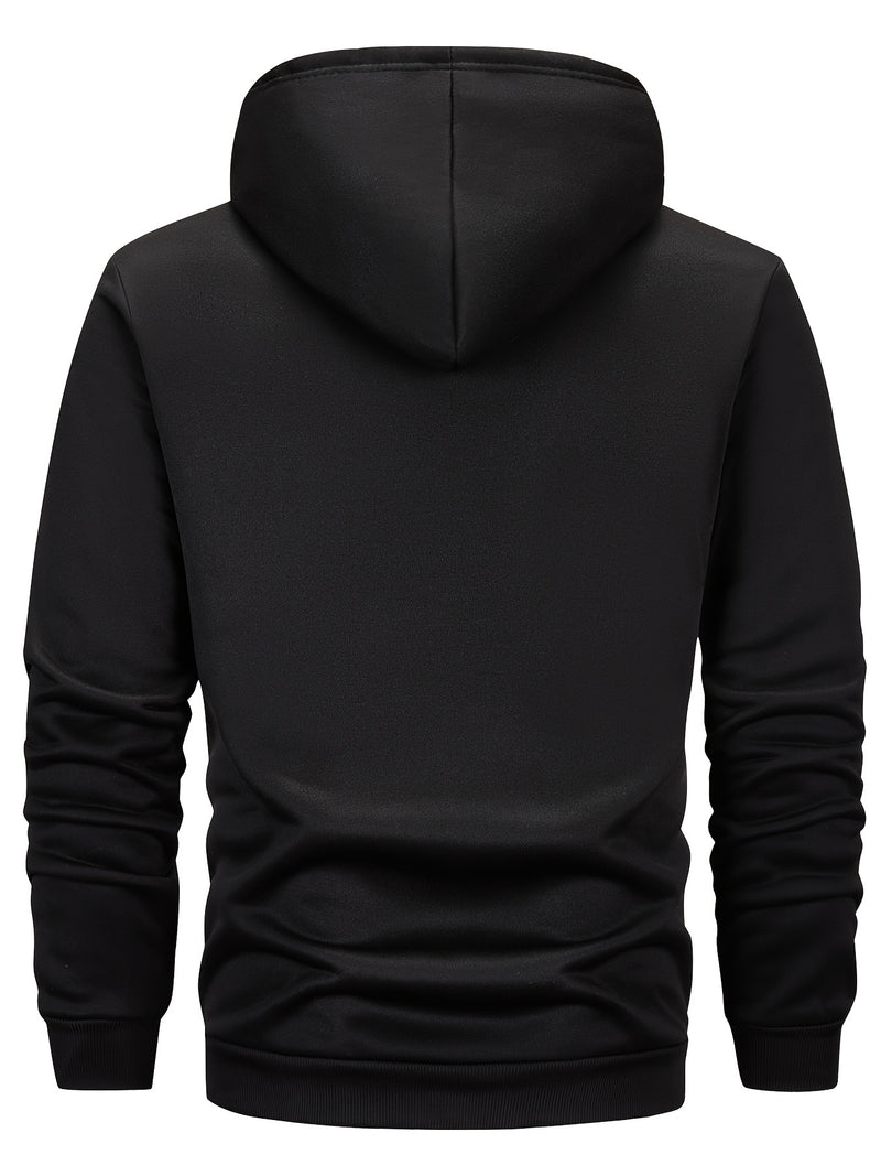 2pcs Men's Hooded Long-Sleeve Sweatshirt.