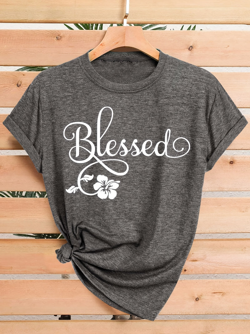 Women's Casual Short Sleeve T-Shirt.