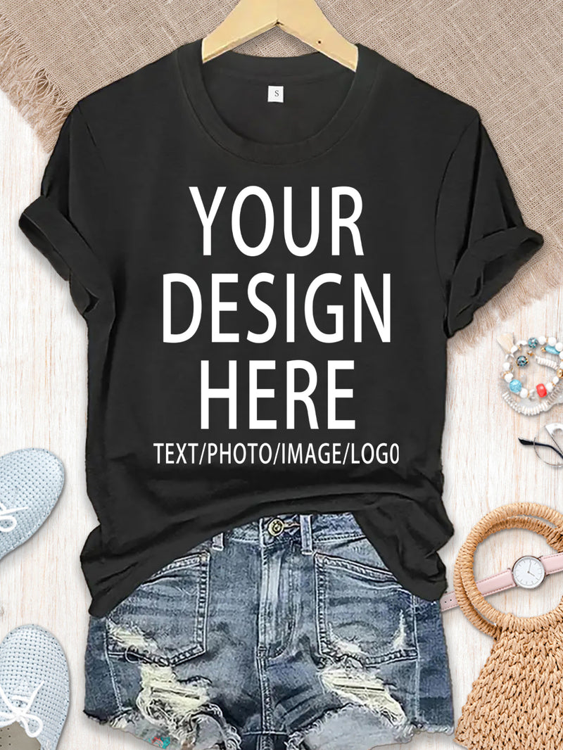 Women's Custom Photo/Logo T-Shirt.