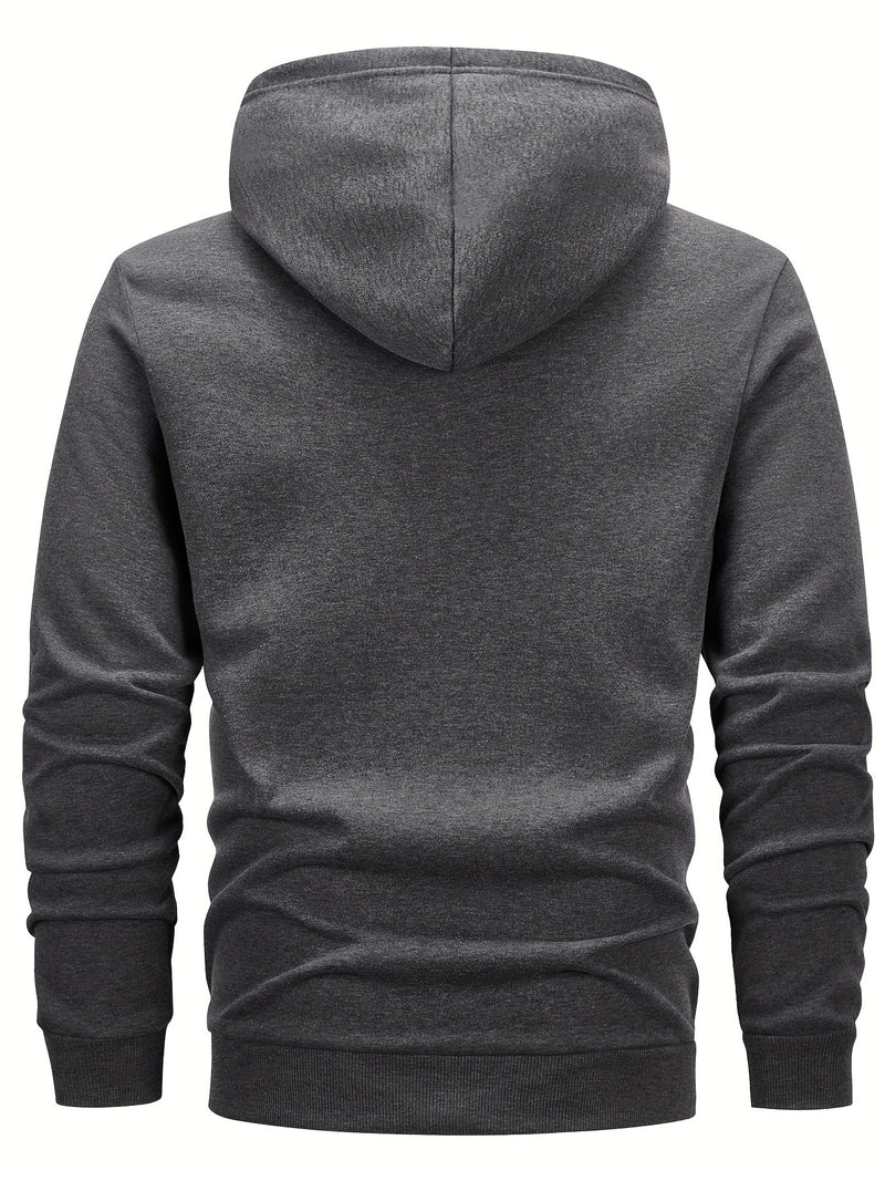 2pcs Men's Hooded Long-Sleeve Sweatshirt.