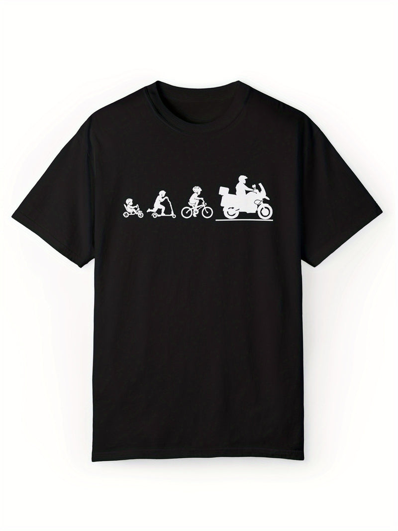 Men’s T-shirts Casual Short Sleeve Round Neck Tops.