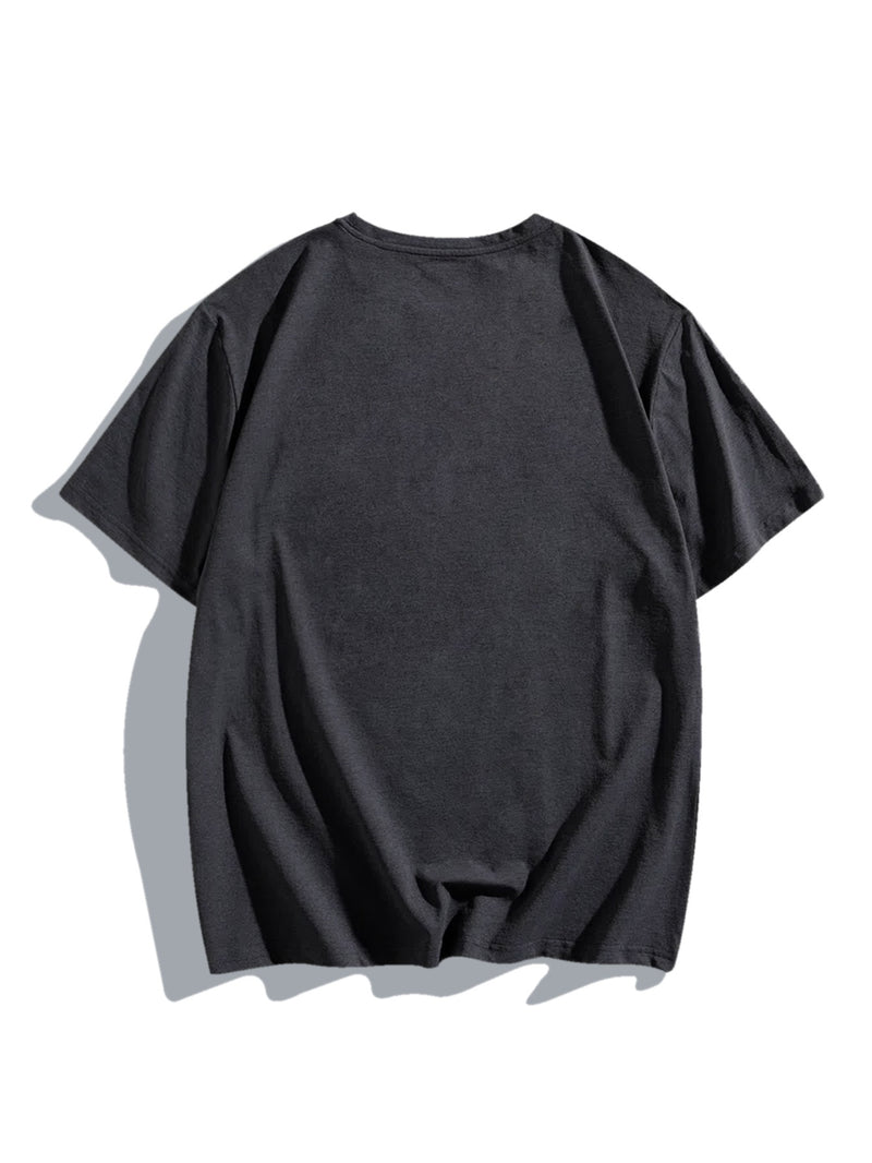 Men’s T-Shirt Playful German nostalgic typography Crinkle.