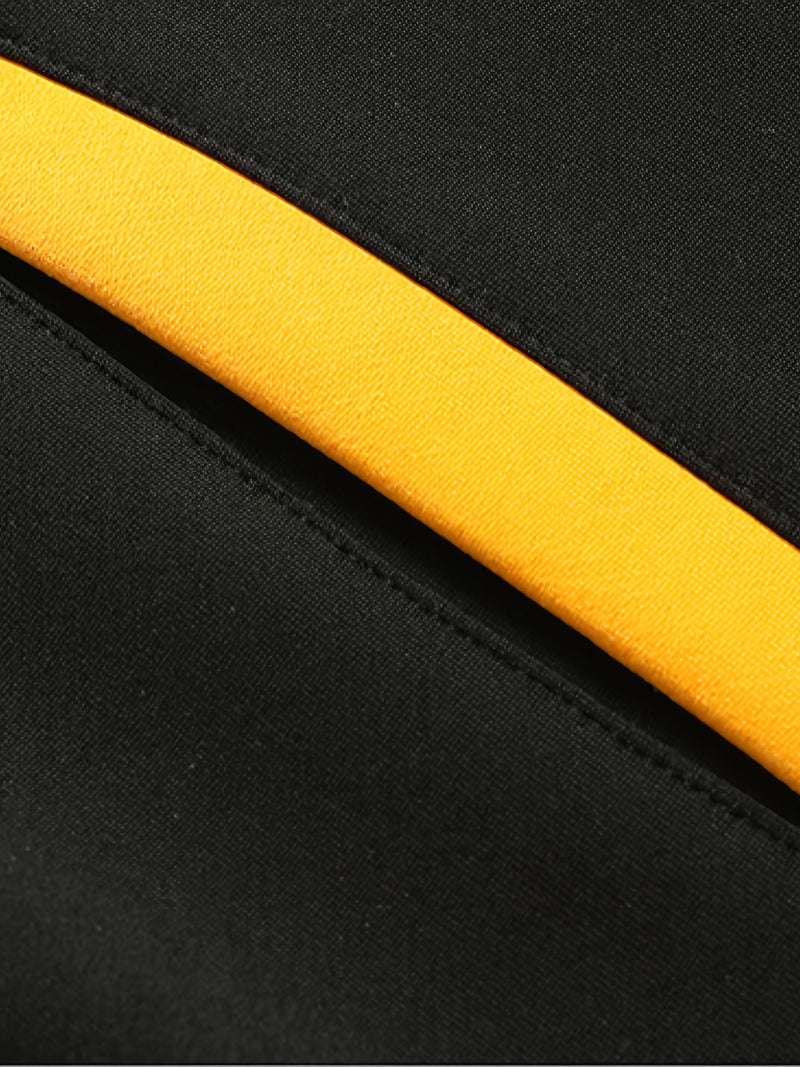 2pcs Men's -Lined Thickened Winter Jacket and Pants Set.