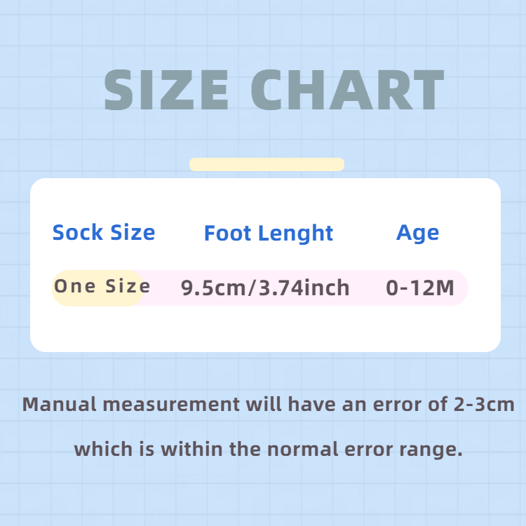 6/12 Pairs Random Style Baby Socks for Boys And Girls, Size 0-12M.