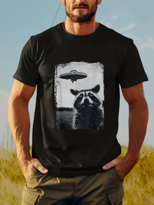 Men’s Cotton Summer Shirt Casual Short Sleeve Round Neck.