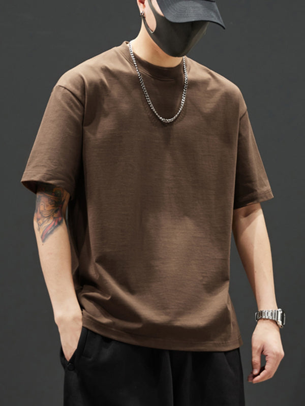 4pcs Heavyweight Cotton T-Shirts, Short Sleeve for Men and Women.