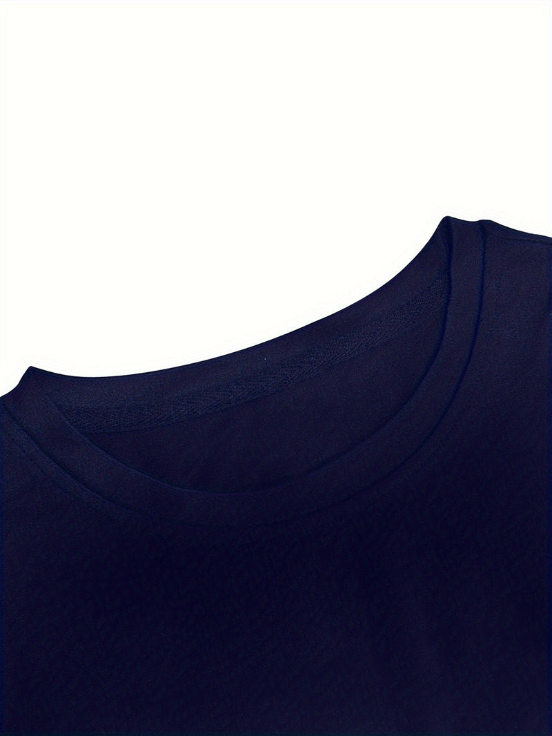 Men's Summer Short-Sleeve Graphic Print T-Shirt.