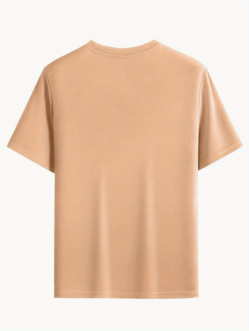 Men's Summer Short-Sleeve Graphic Print T-Shirt.