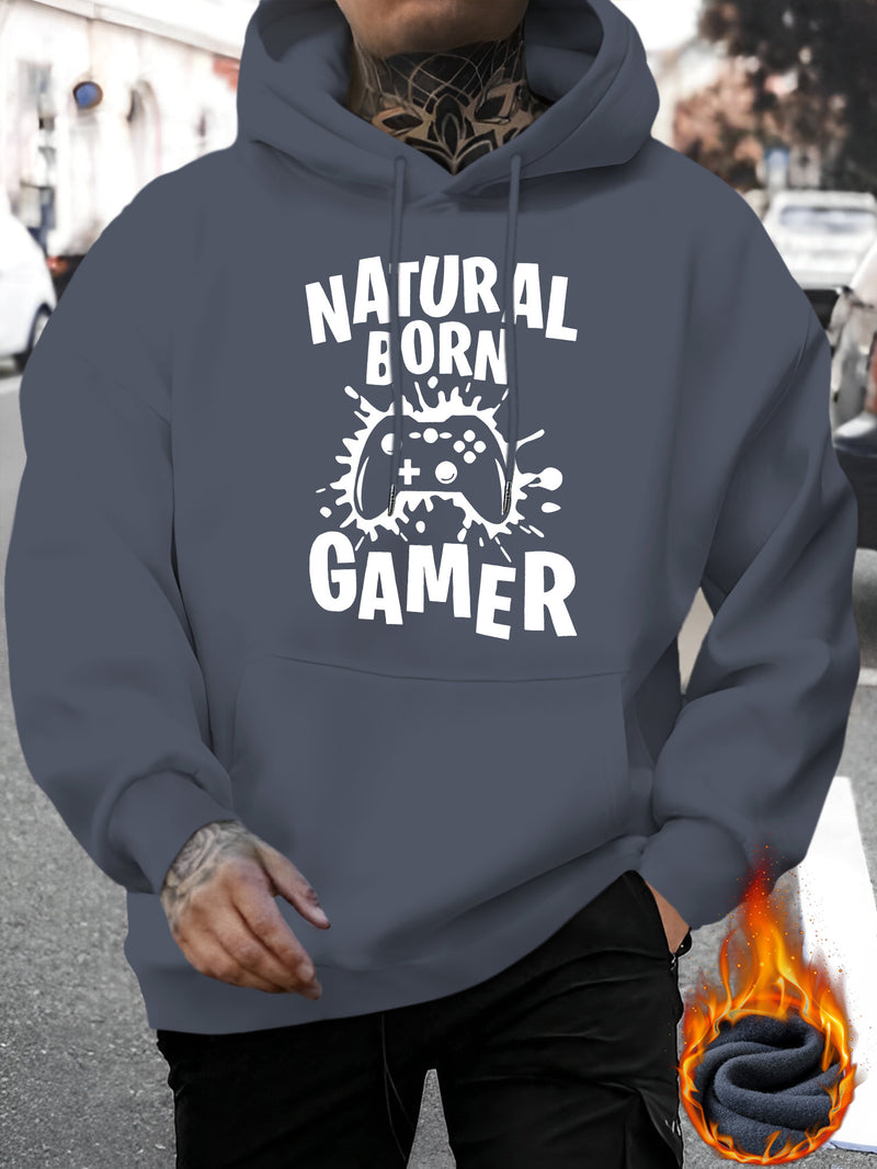 Men's New Stylish Hoodie for Gamers Featuring.