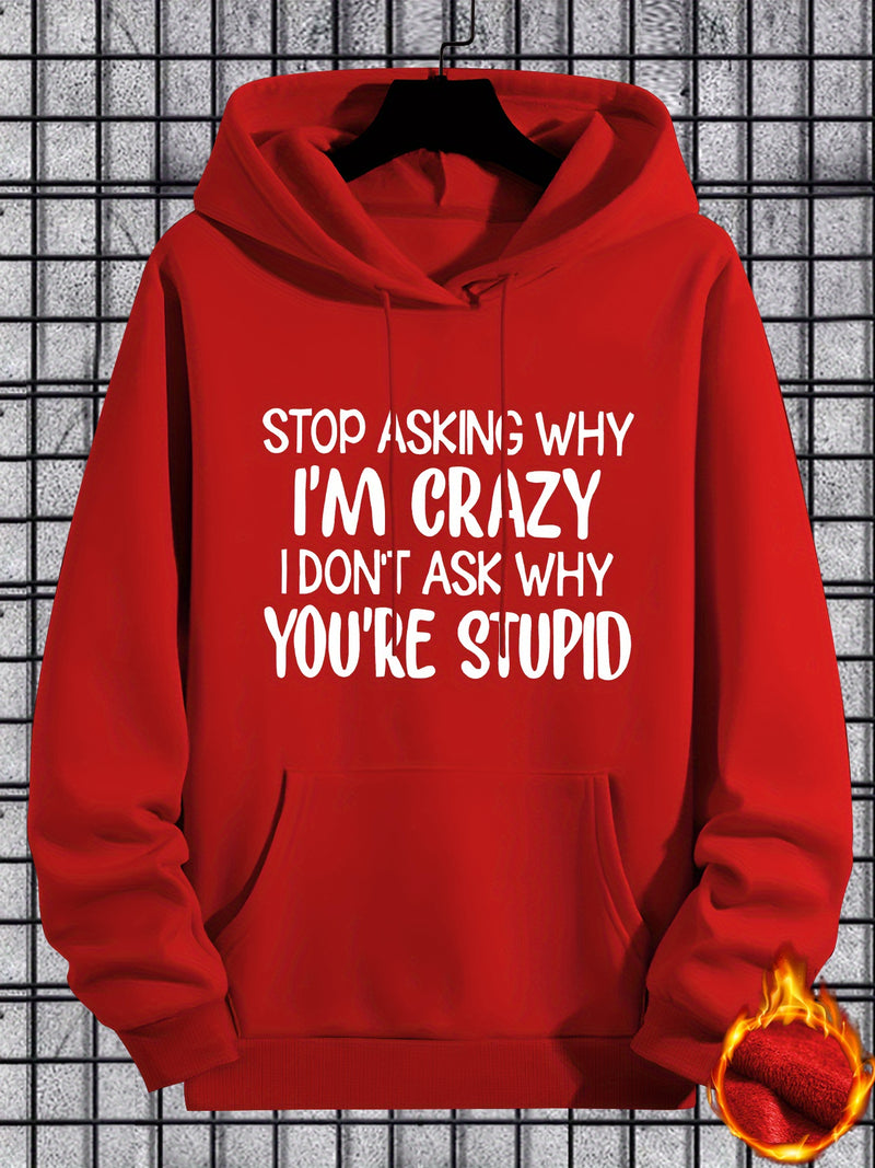 Men's Casual Hooded Sweatshirt.