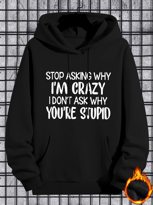 Men's Casual Hooded Sweatshirt.