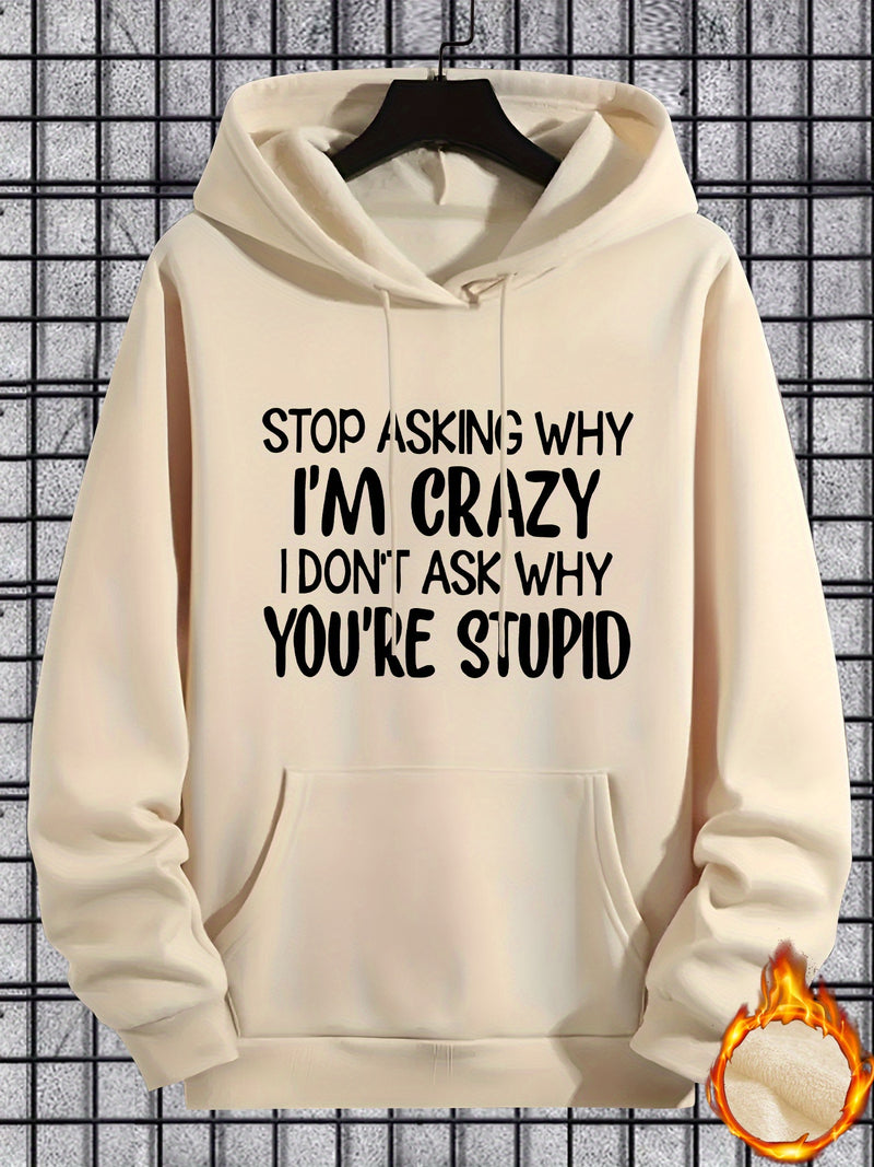 Men's Casual Hooded Sweatshirt.