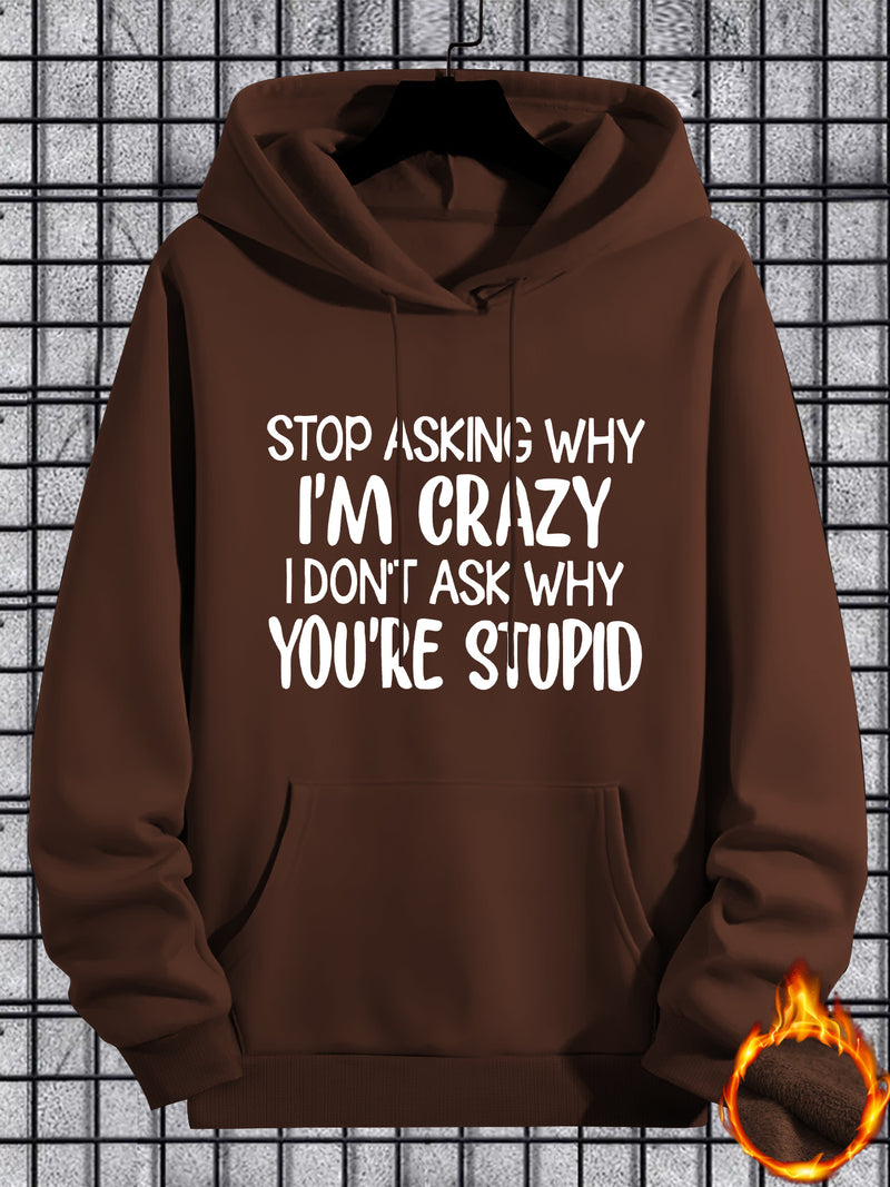 Men's Casual Hooded Sweatshirt.