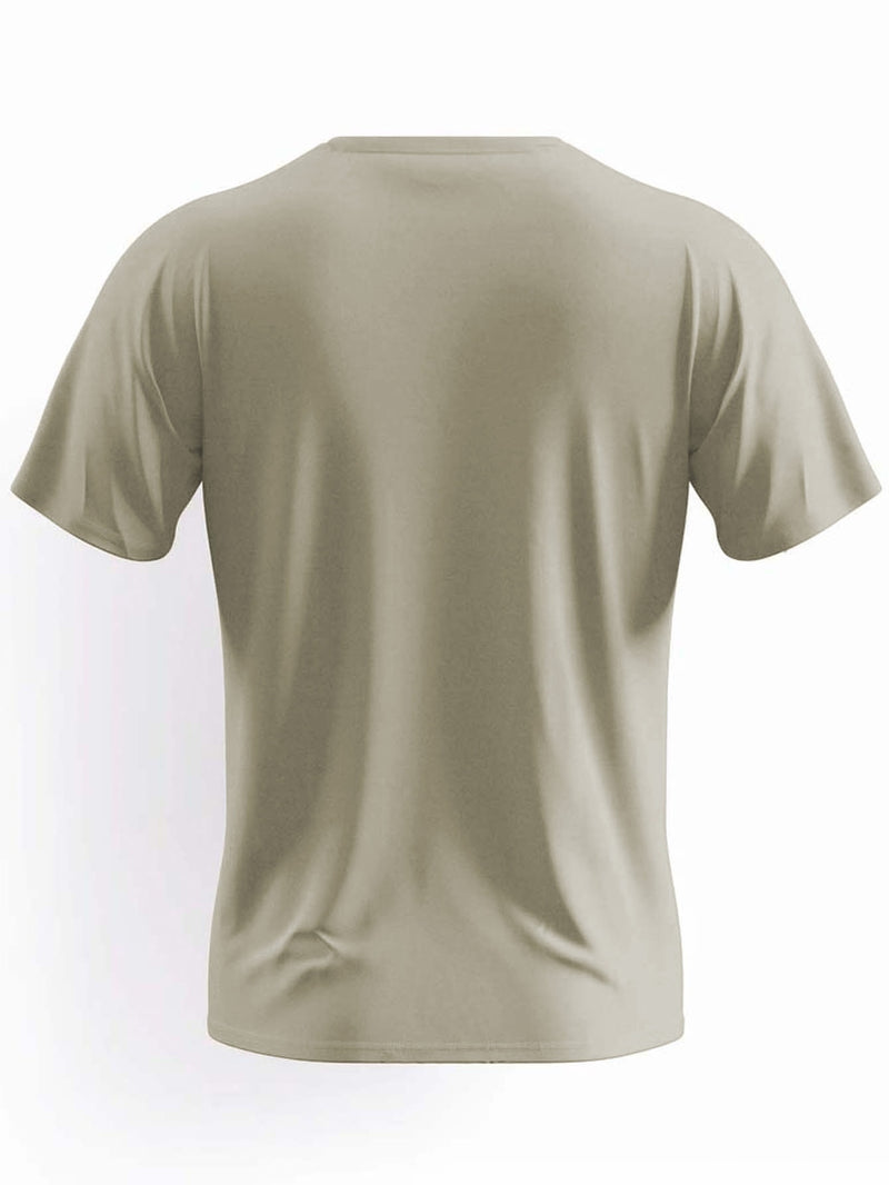 Men's Summer T-Shirt, Man Without Belly Graphic Print Short Sleeve.