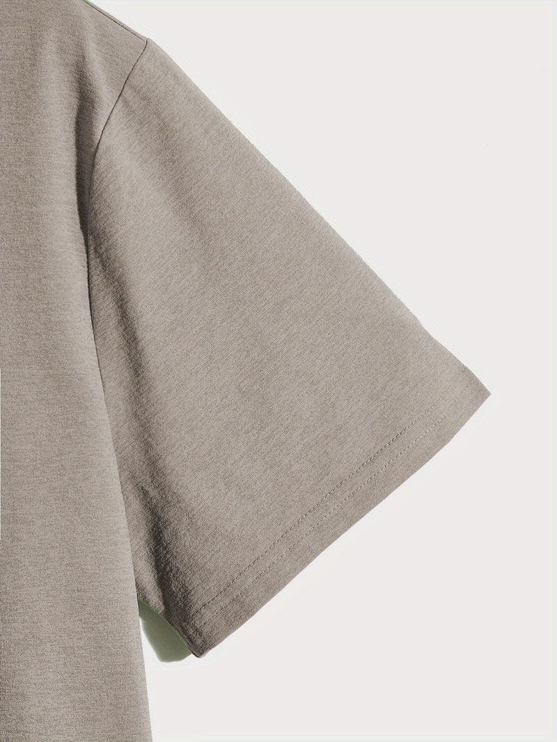 Men's Black "Ich Hasse Menschen Steine Sind Ok" Graphic T-Shirt.