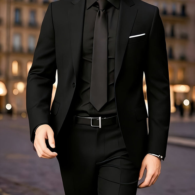 British Vintage Men's Two-Piece Suit Set.