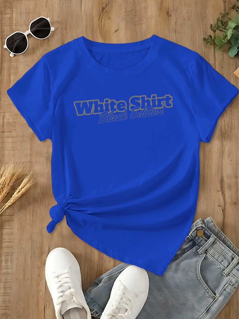 Women's T-Shirt with Short Sleeves.