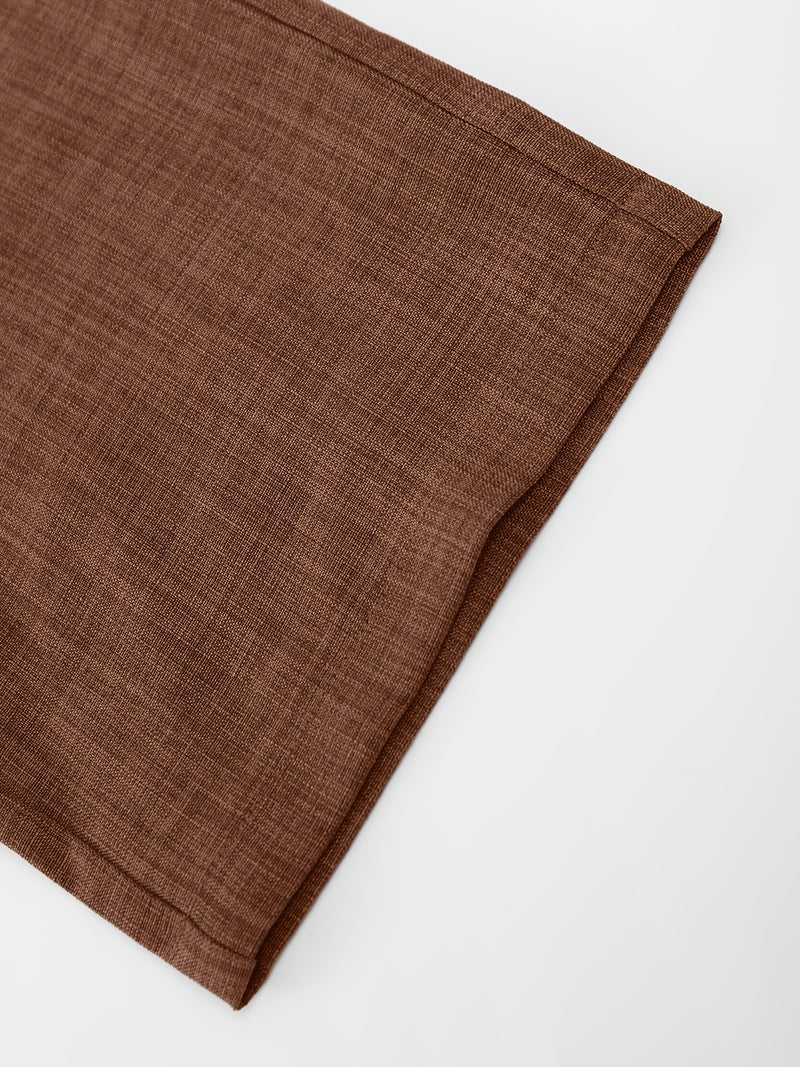 Men's Solid Color Single Patch Pocket Suit Collar Long Sleeve.