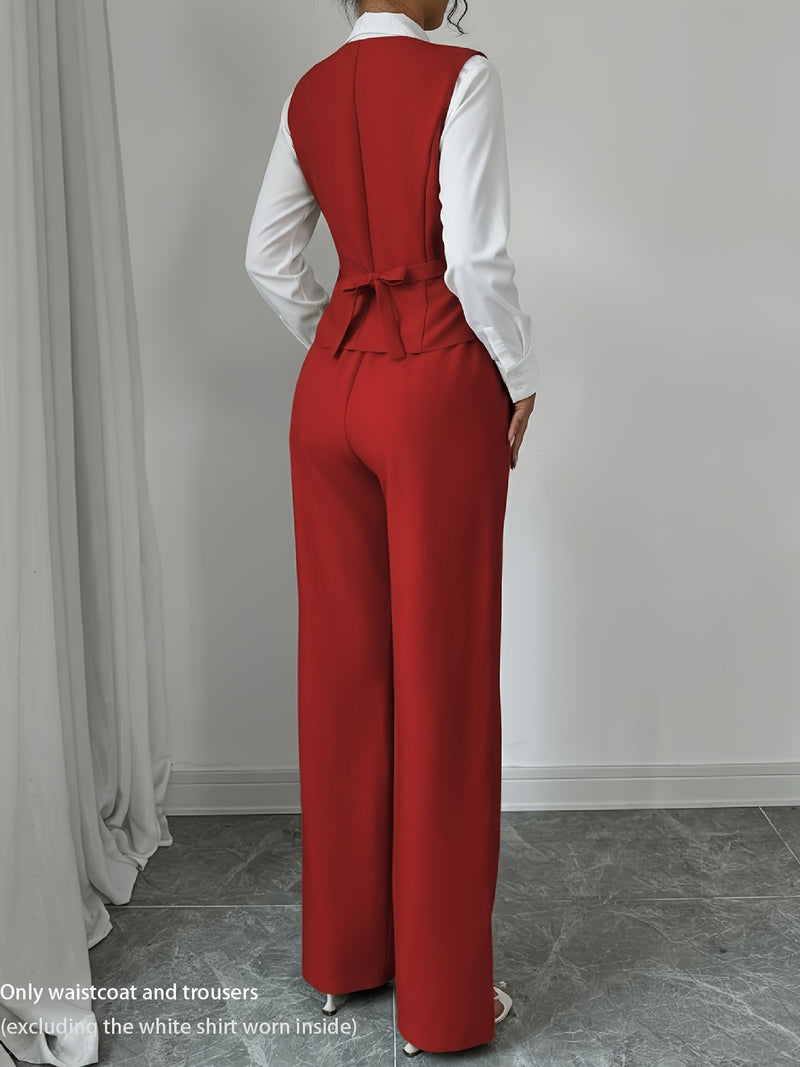 New Summer Women's Casual Elegant Chic Solid Color Sleeveless.