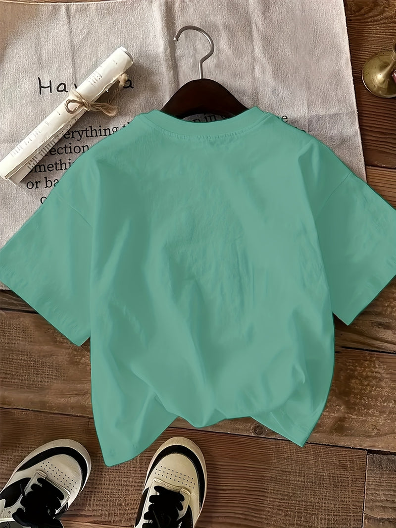 Women’s Graphic Print T-shirt Crew Neck Casual.