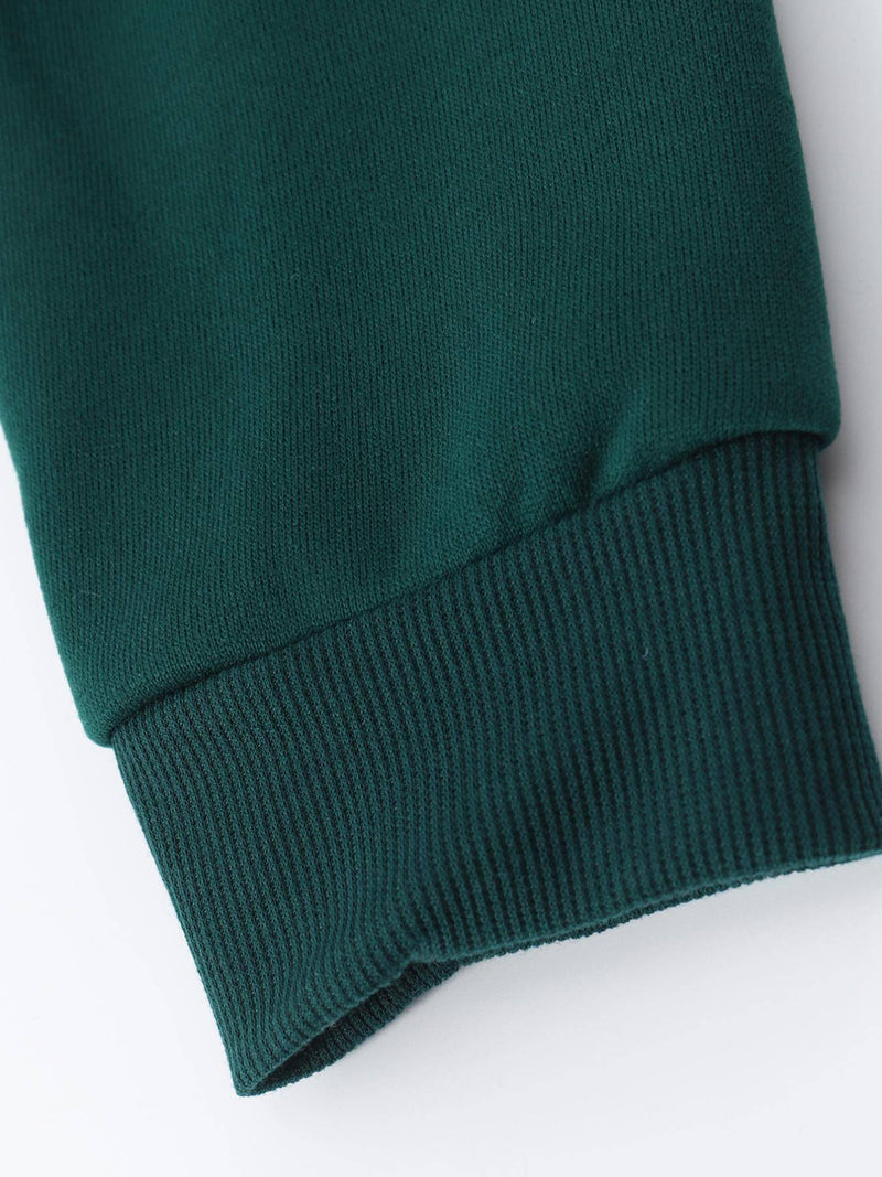 Men's Casual Versatile -Lined Hooded Sweatshirt with British Flag Print.