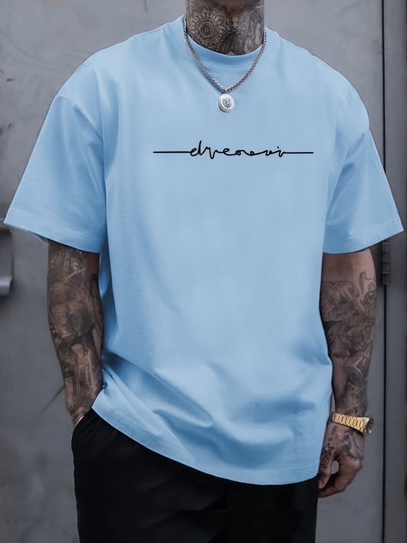 Men's Plus Size Short Sleeve T-Shirt.