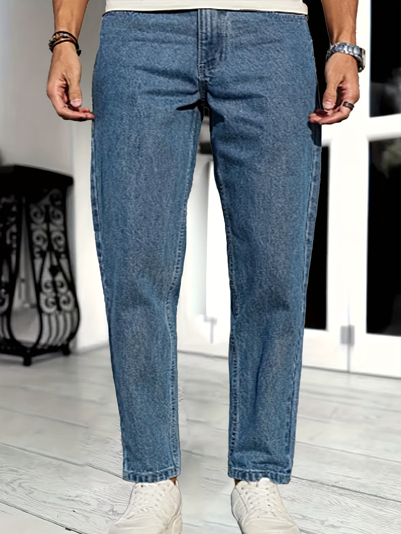 Men's Casual Stretch Denim Trousers.