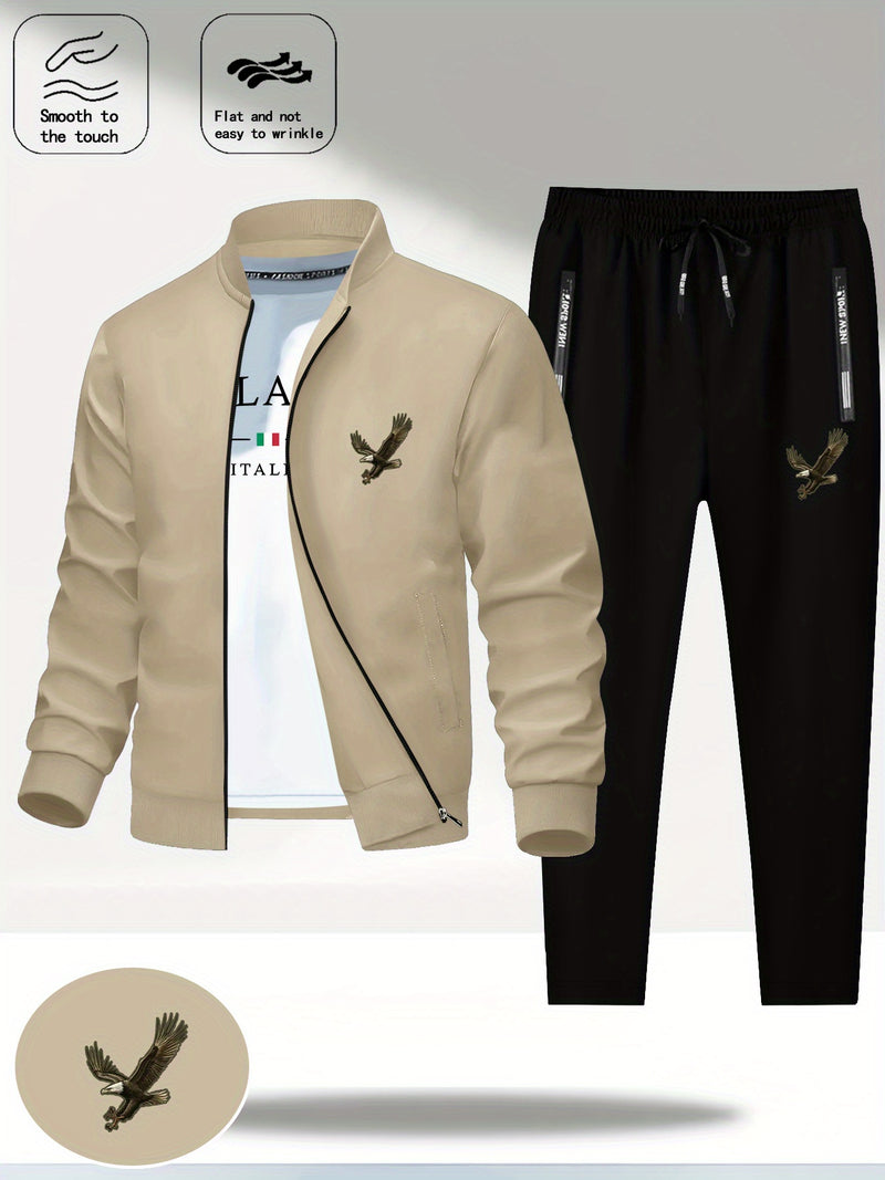 Men's Suit Spring And Autumn Easy Matching, Two-Piece.