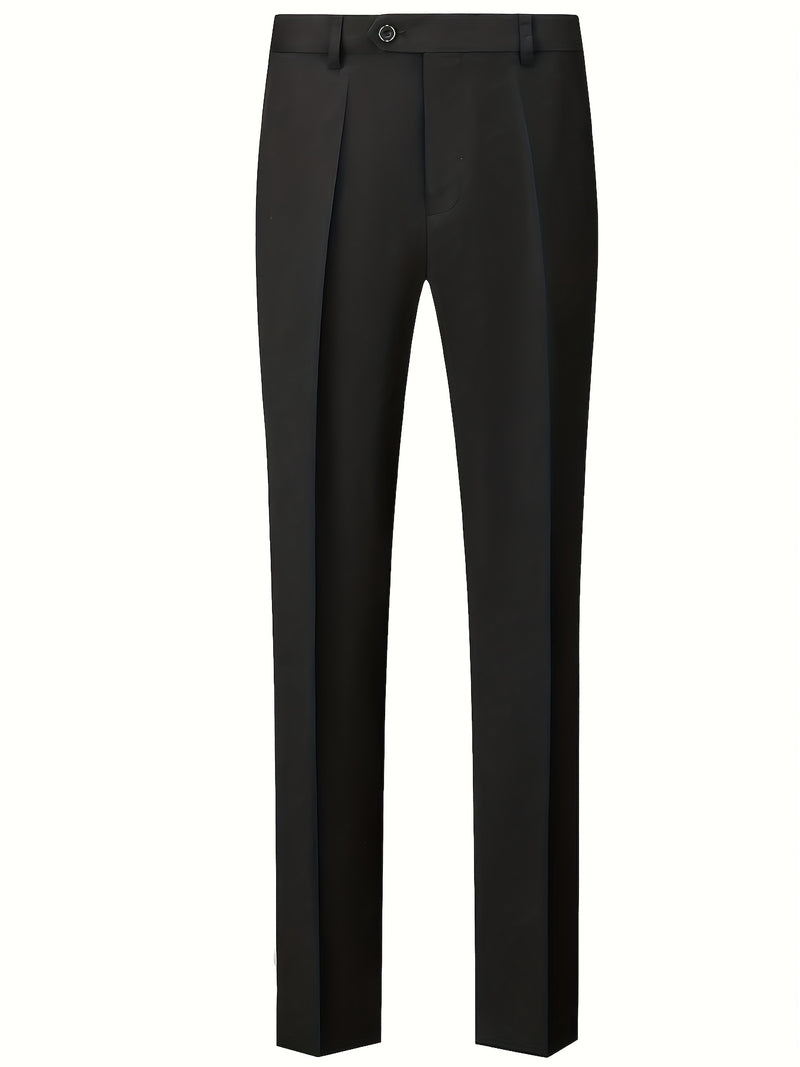 3pcs Men's Suit Set, All-Season Business Wedding Party, Suit Jacket,