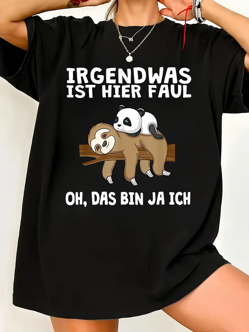 Women's Plus Size Oversized T-Shirt.