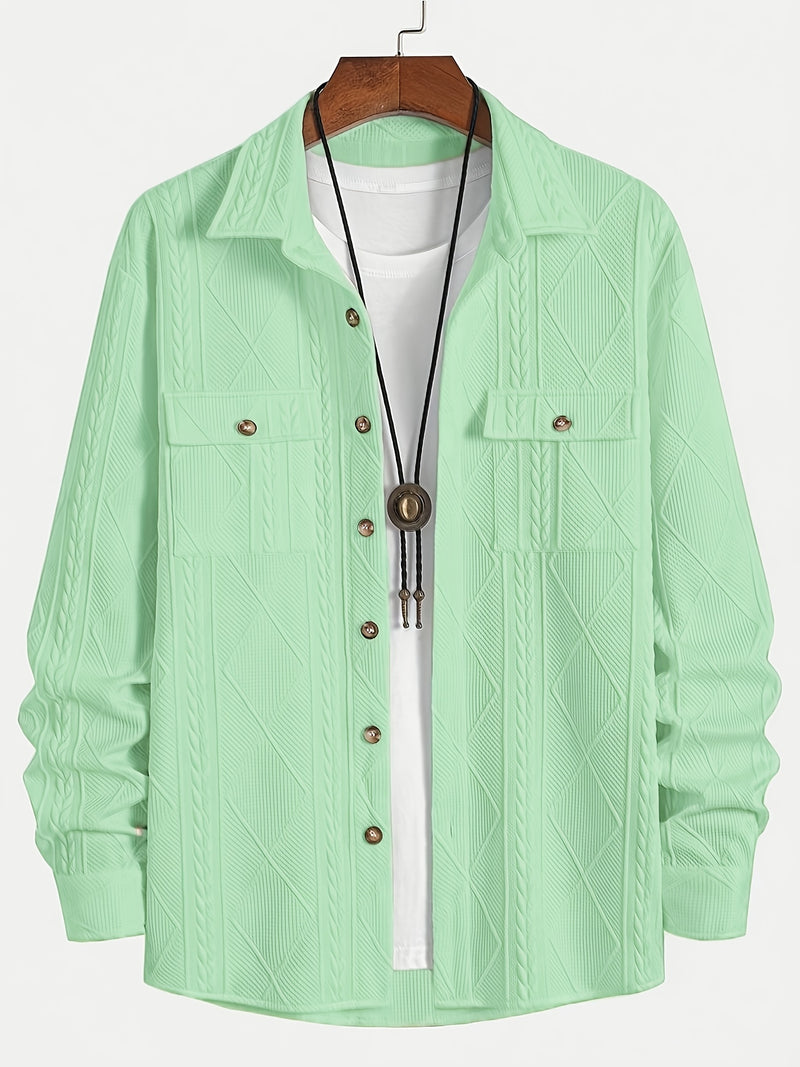 European Style Men's Casual Sport Short Sleeve Long Pants Set.