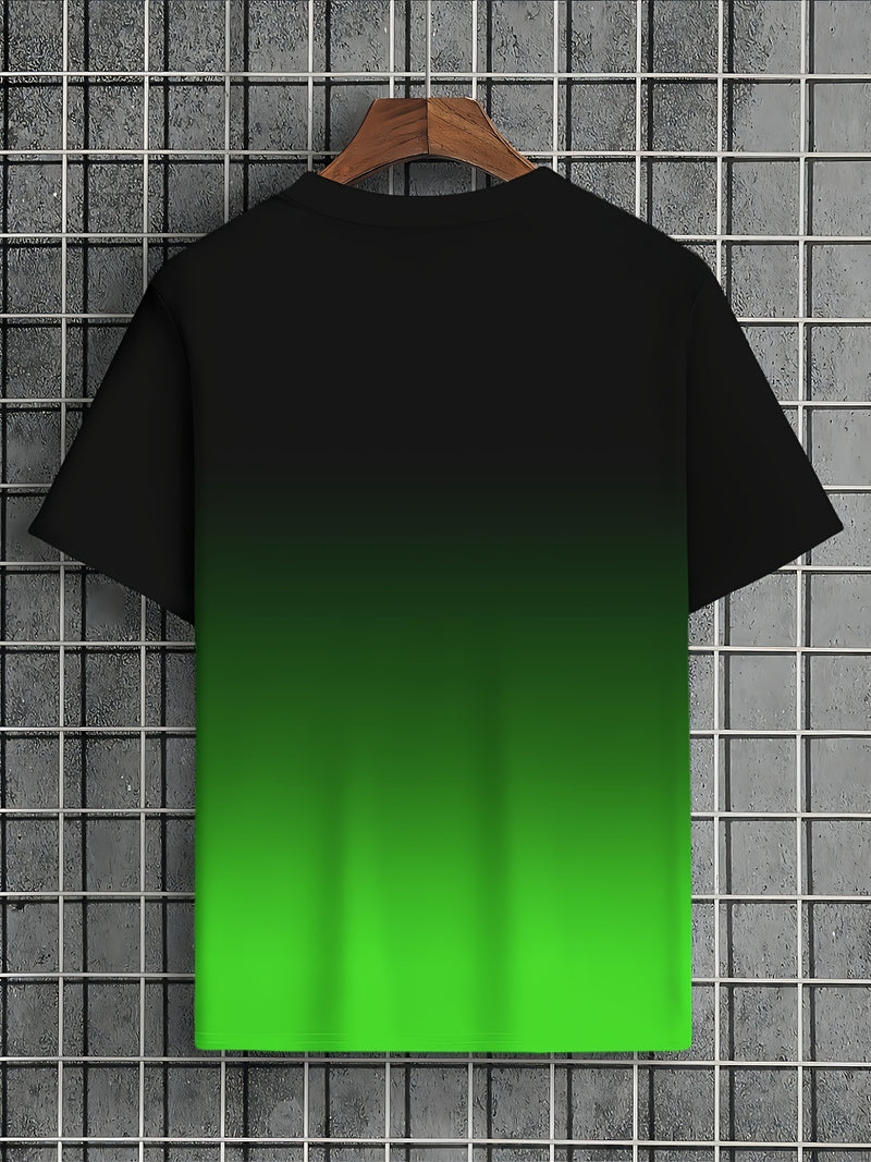 Men's AI Chip Circuit Graphic T-Shirt.