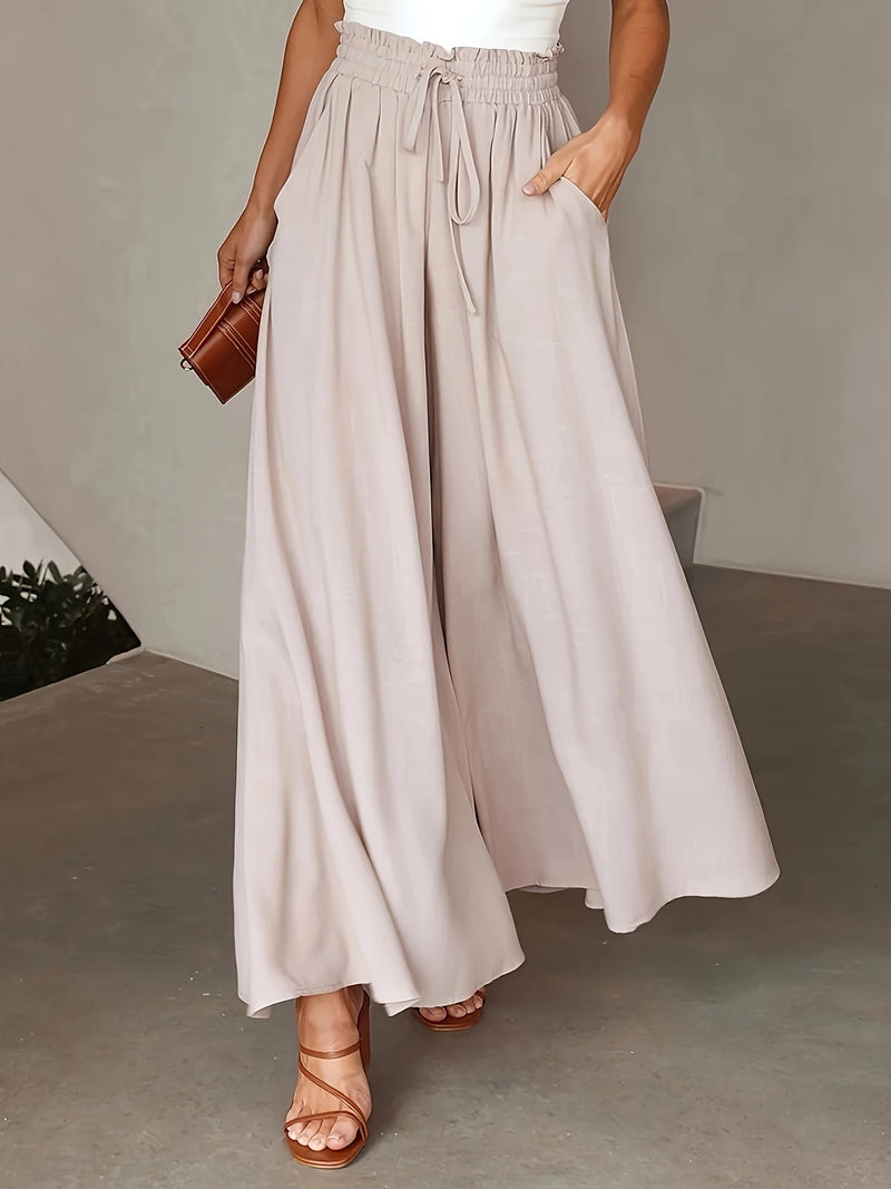 Spring And Autumn Women's Loose Long Pants.