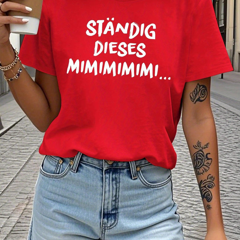 Women's Cotton Comfort Fit T-Shirt.