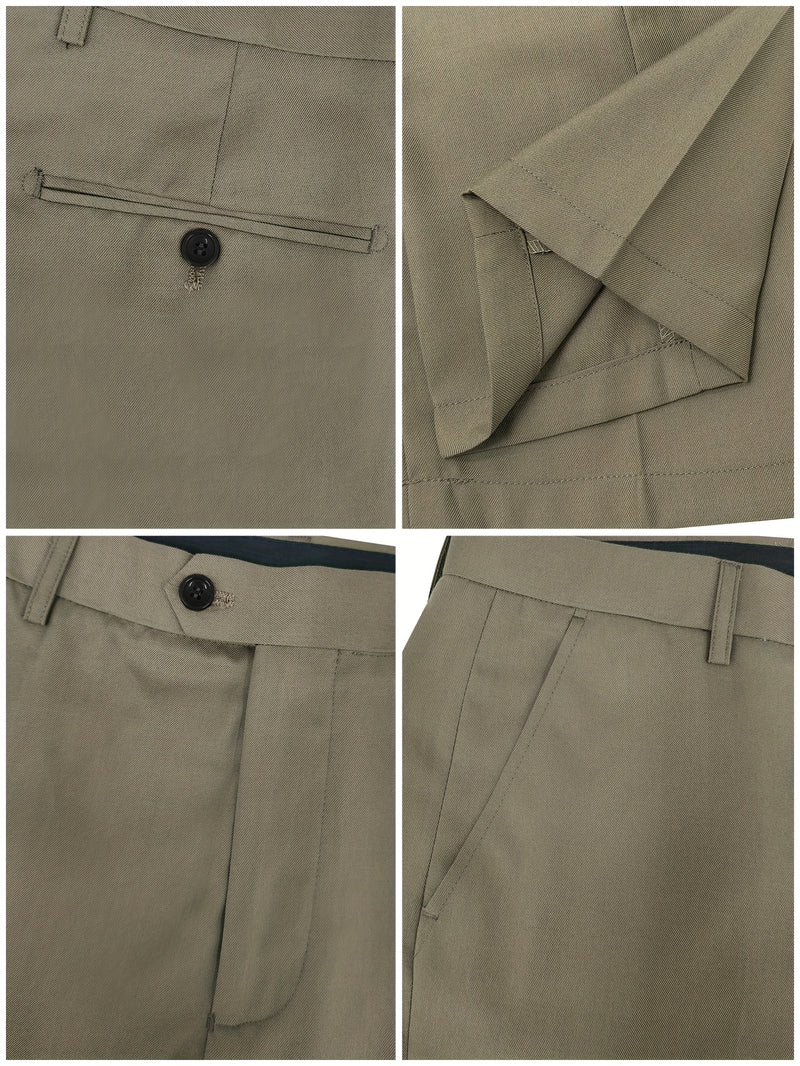 Light Business Chinese Tunic Suit Two-piece Set Jacket and Pants.