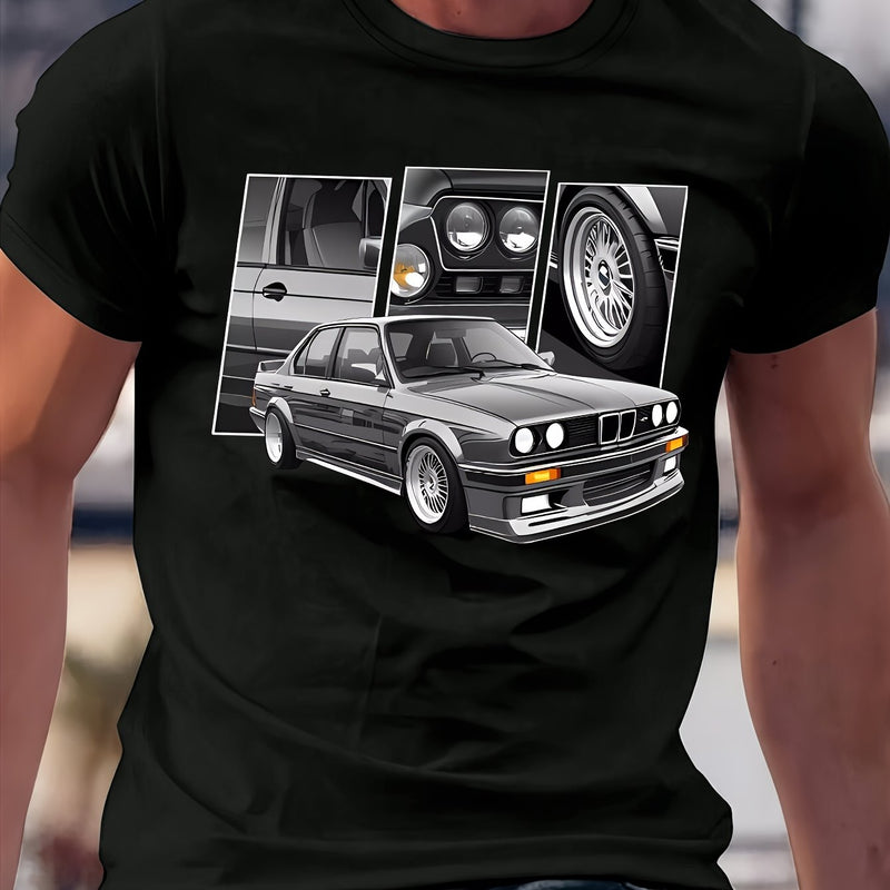 Pure Cotton Short-Sleeve T-Shirt for Men.
