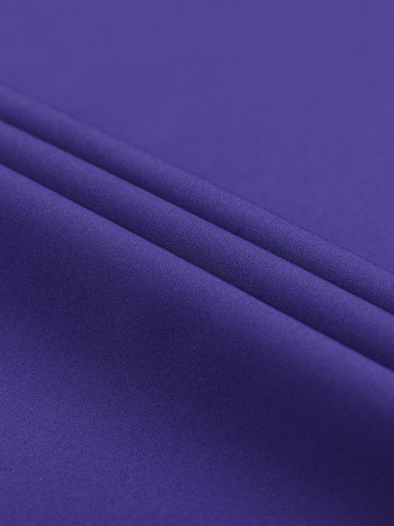 Two-Piece Set of Men's Solid Color Elastic Shirts.