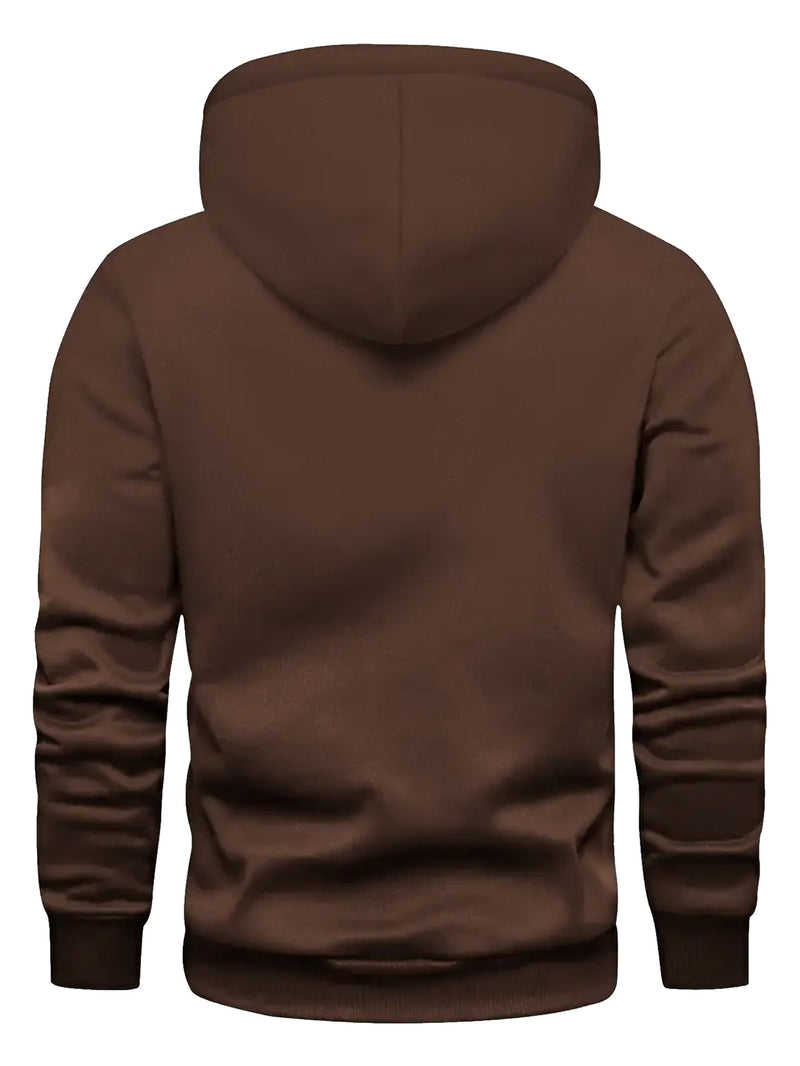 Men's hooded sweatshirt.