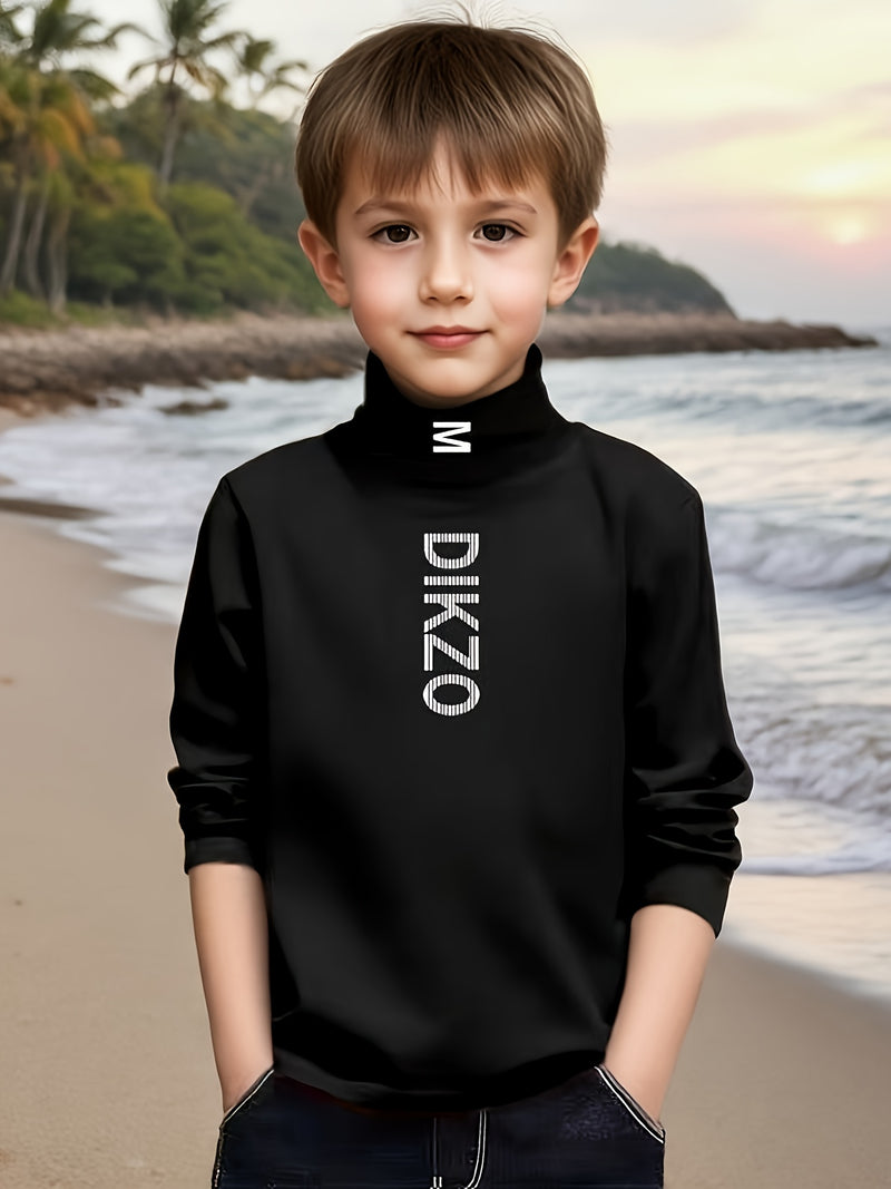 Autumn/Winter Children's Base Layer Shirt, New Heated Long-Sleeve T-Shirt.