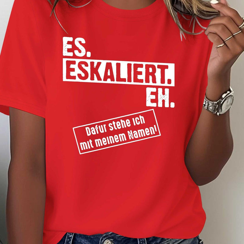 Women's Funny German Saying T-Shirt.