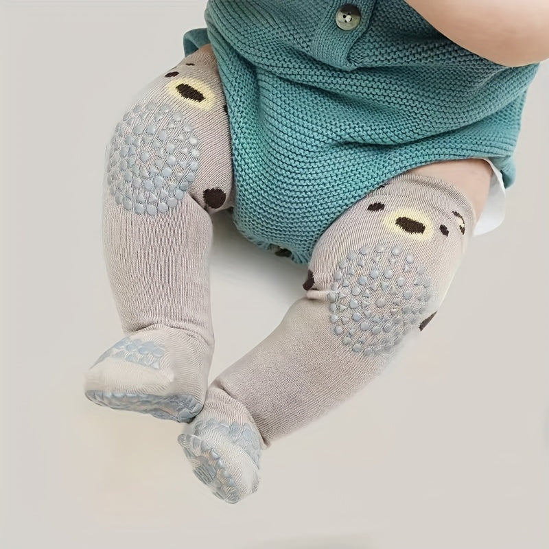 A Pair of Mid-Length Socks with Knee, Featuring Non-Slip And Collision-Resistant Designs.