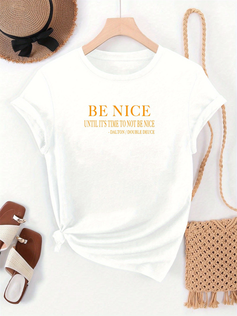 Women’s Graphic Summer Casual Short-Sleeve T-Shirt.