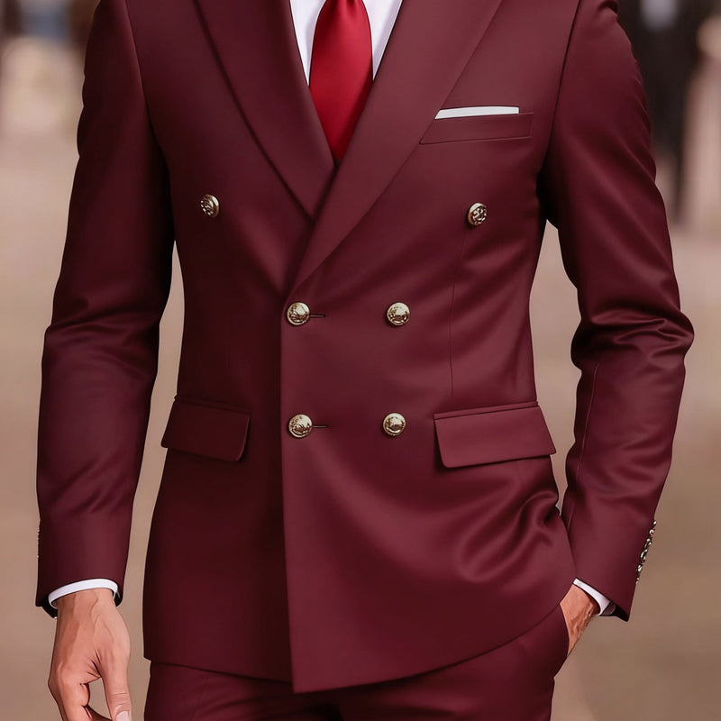 Men's Suit Set with 2pcs, Including a Blazer And Trousers.