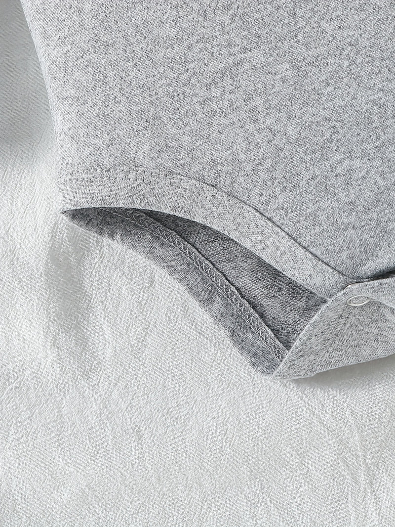 Custom Logo for Autumn And Winter Long-Sleeve Triangle Bodysuit for Baby Girls And Boys.