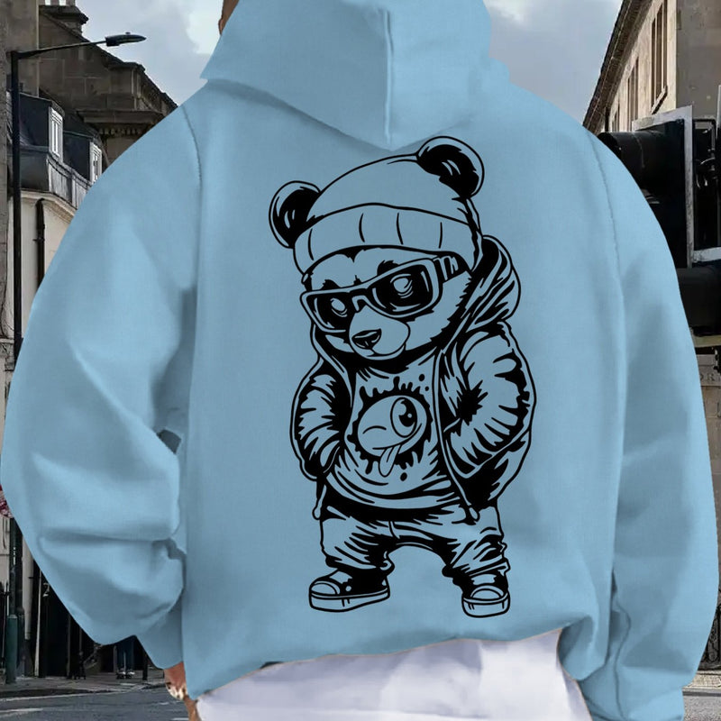 Men's Casual Hooded Sweatshirt.